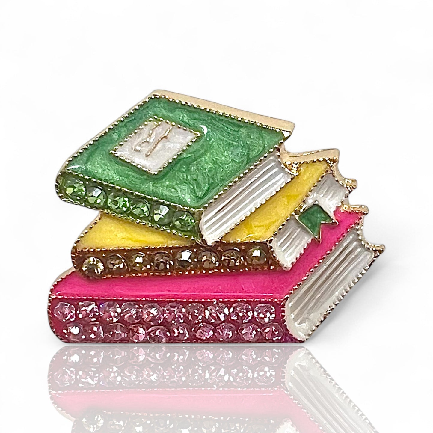 Broche livres Belle