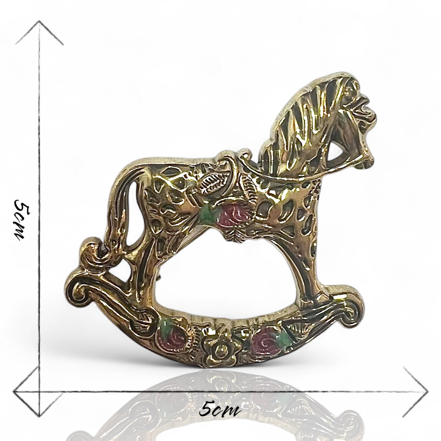 Broche cheval à bascule Elva