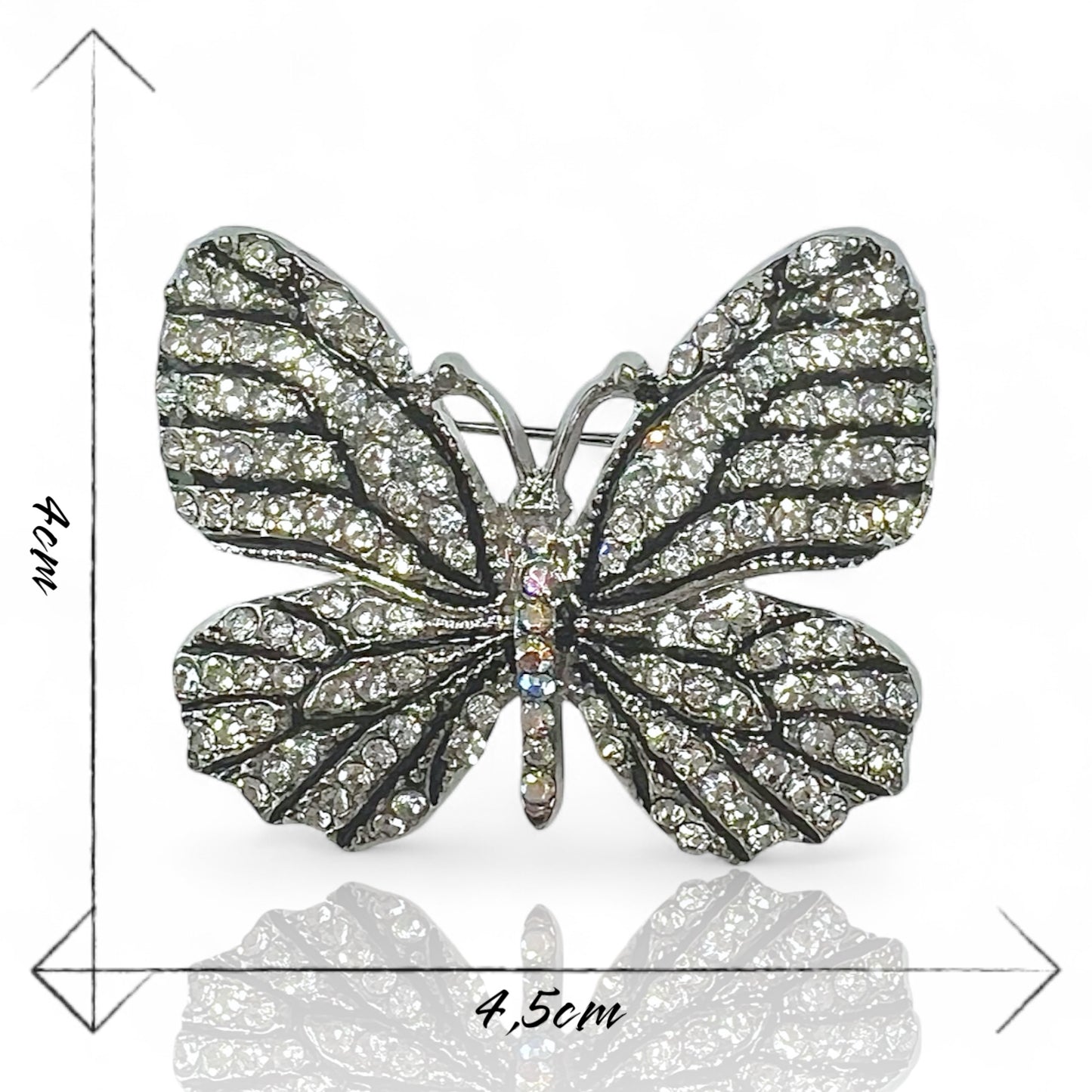 Broche papillon Sacha