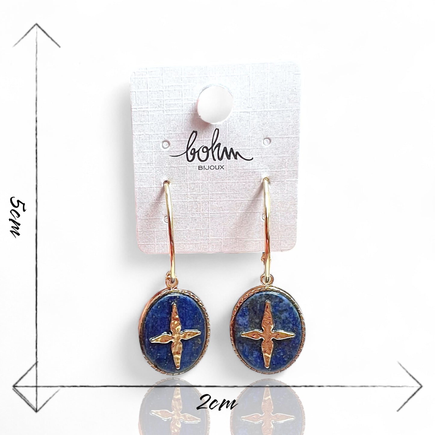 Boucles d'oreilles acier inoxydable BOHM Selia