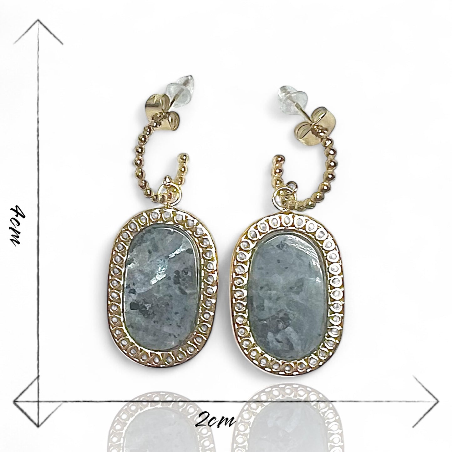 Boucles d'oreilles acier inoxydable BOHM Calie