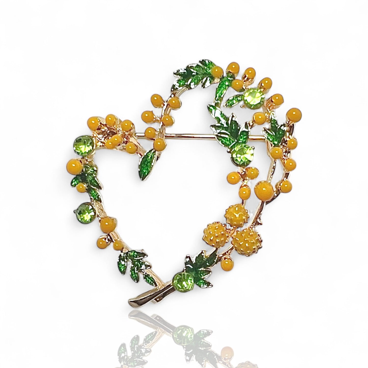 Broche coeur Milven