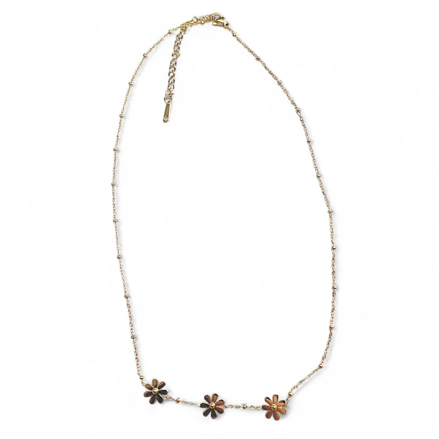 Collier acier inoxydable Flora