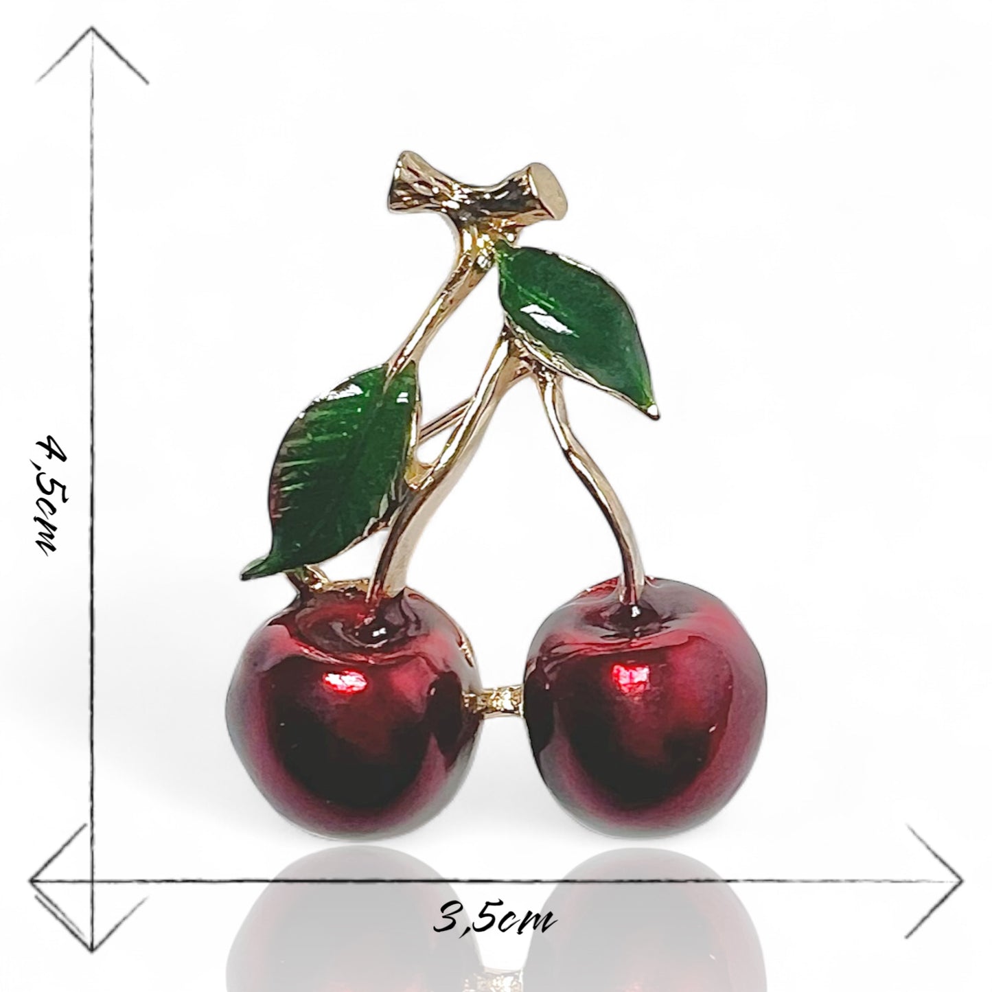Broche cerises Ayrenna