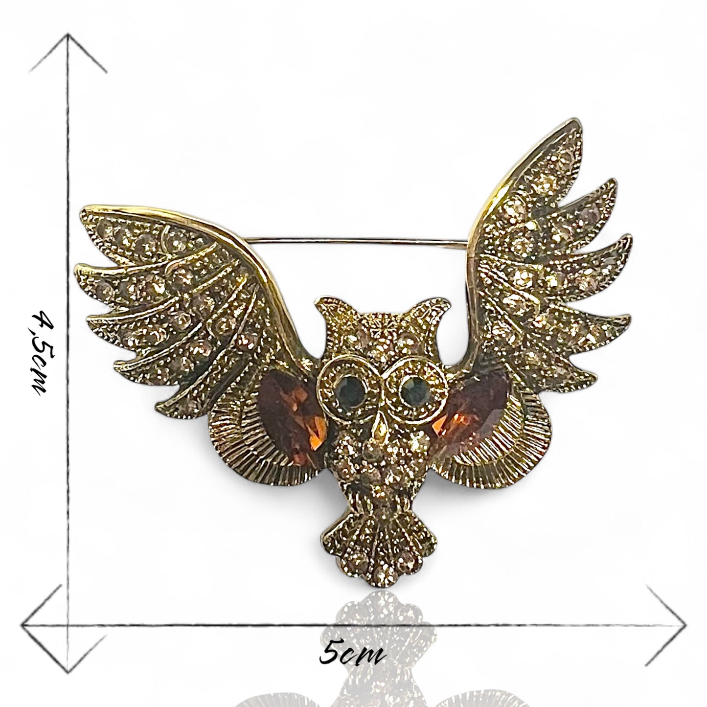 Broche hibou Isee