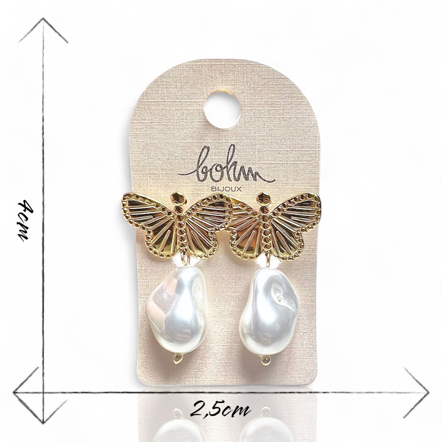 Boucles d'oreilles acier inoxydable BOHM Amaya