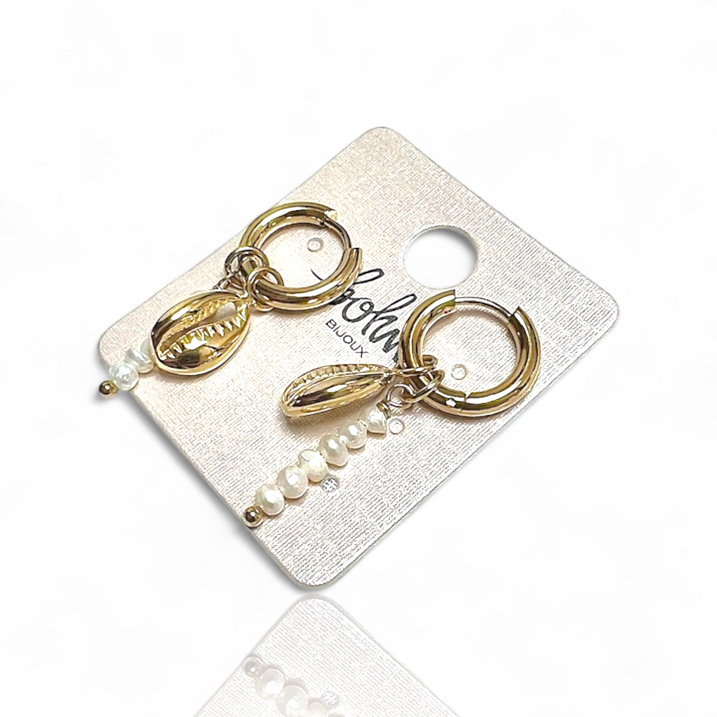 Boucles d'oreilles acier inoxydable BOHM Elwin