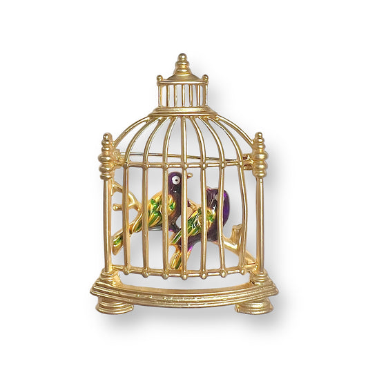 Broche cage aux oiseaux