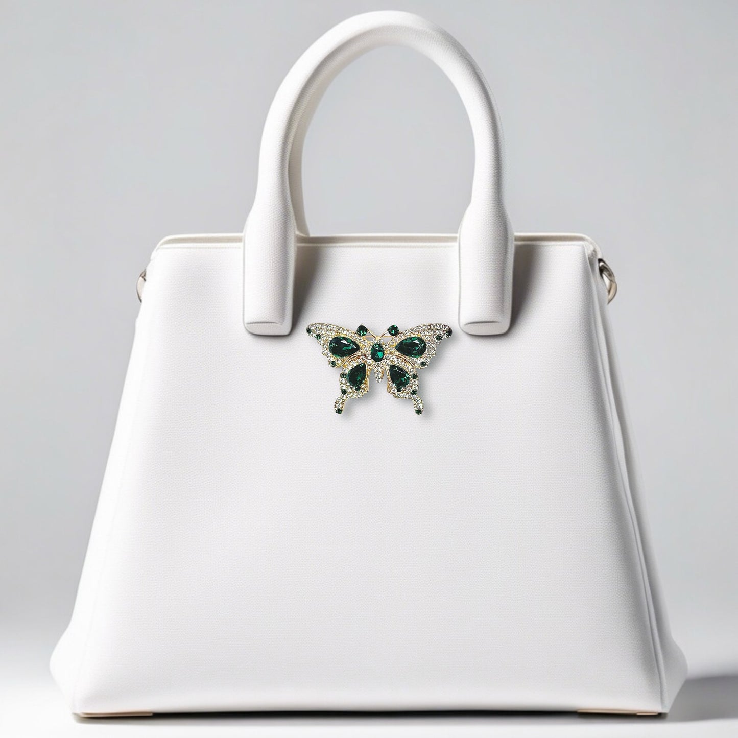 Papillon blanc et vert