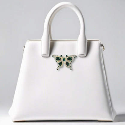Papillon blanc et vert