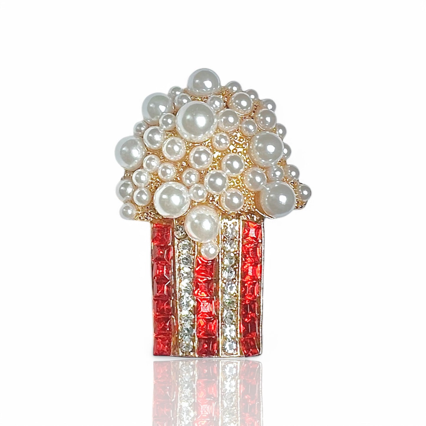 Broche pot de popcorns