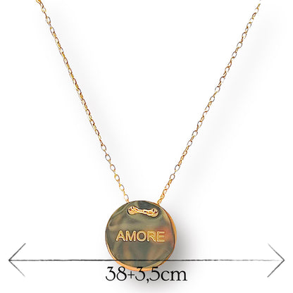 Collier acier inoxydable AMORE