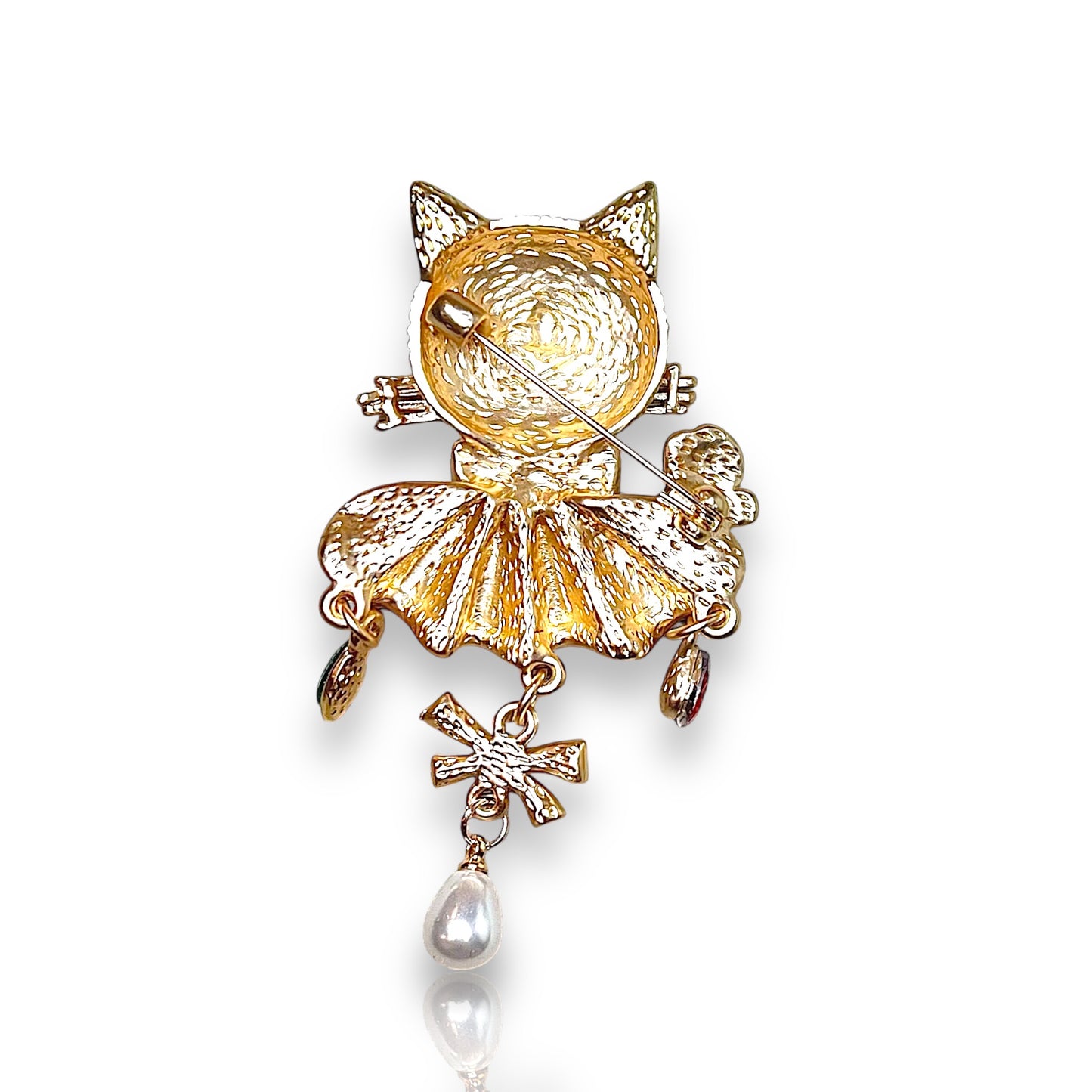 Broche chat fantaisie