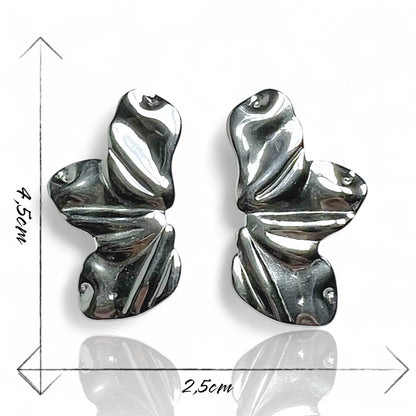 Boucles d’oreilles acier inoxydable Elena