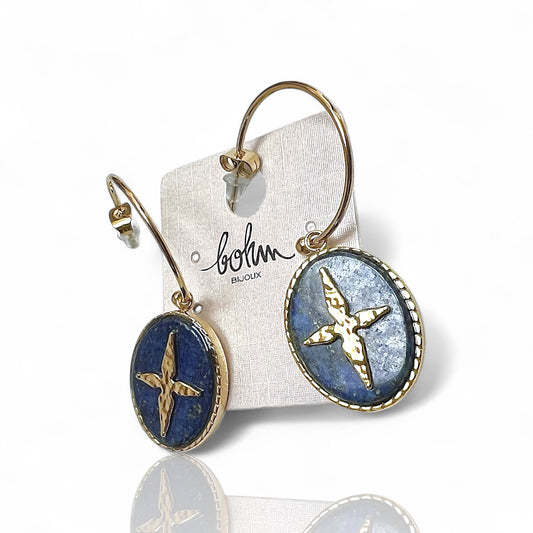 Boucles d'oreilles acier inoxydable BOHM Selia