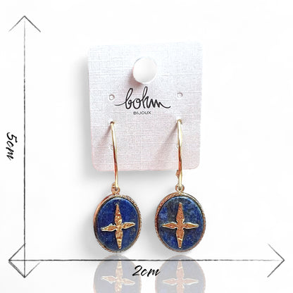 Boucles d'oreilles acier inoxydable BOHM Selia