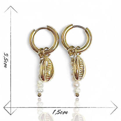 Boucles d'oreilles acier inoxydable BOHM Elwin