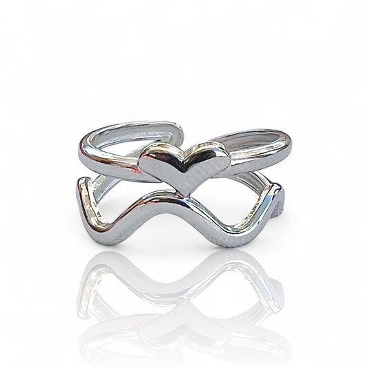 Bague acier inoxydable Sophie