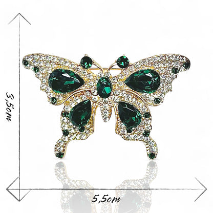 Papillon blanc et vert