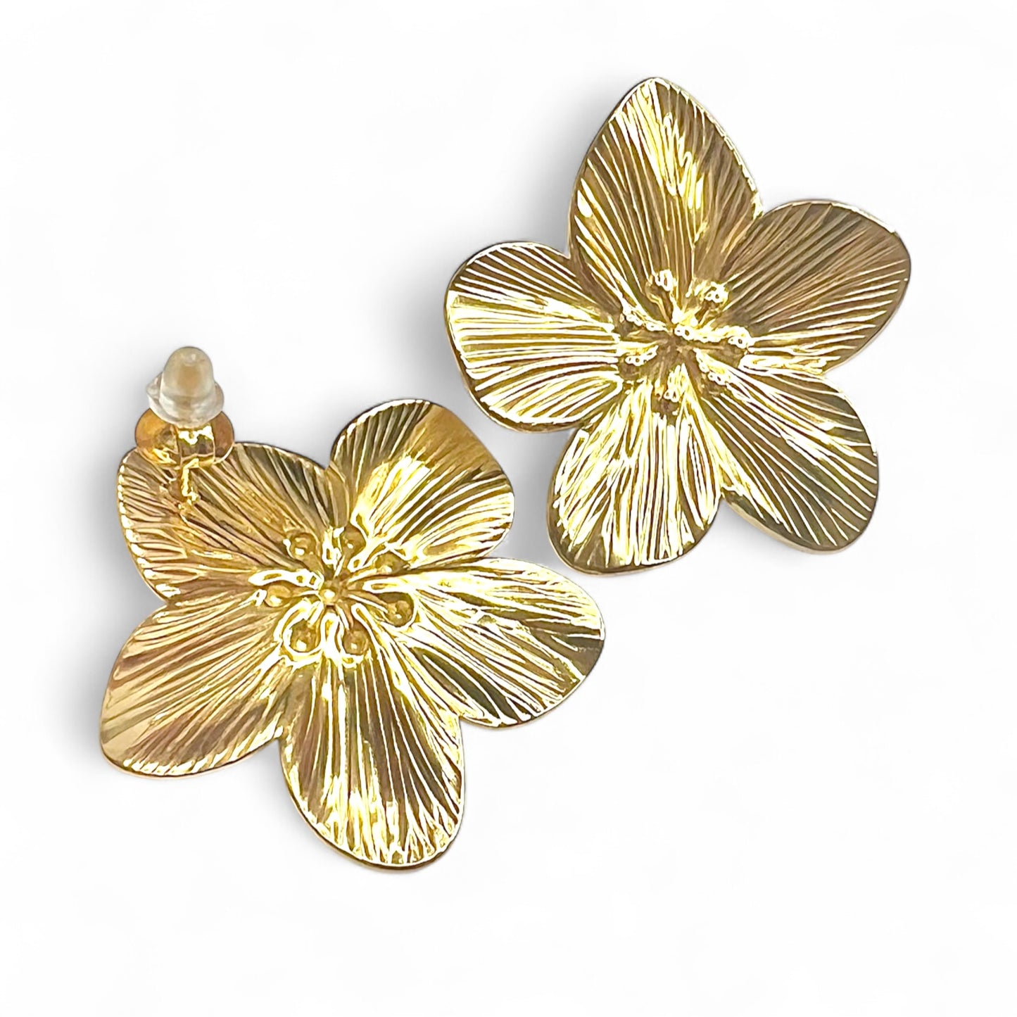Boucles d'oreilles acier inoxydable Romy