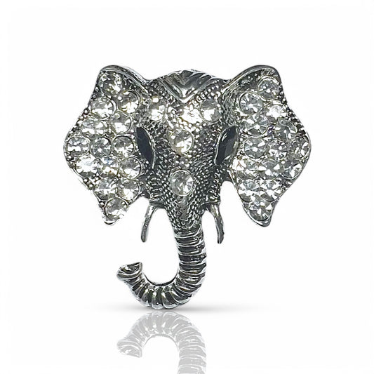 Broche tête d'éléphant