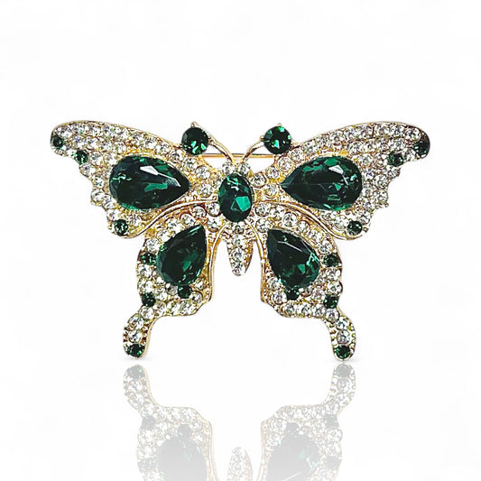 Papillon blanc et vert