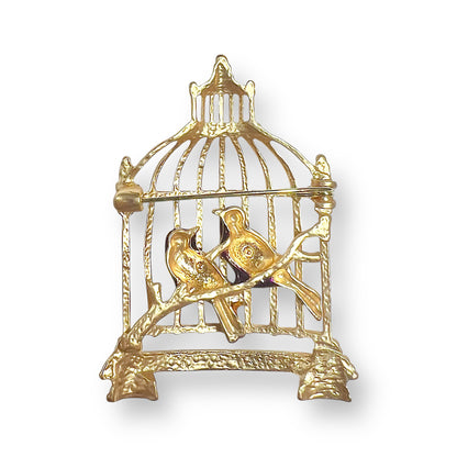 Broche cage aux oiseaux