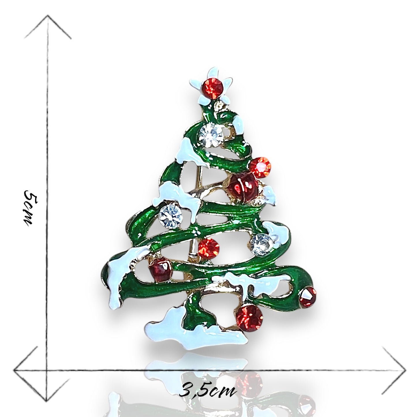 Broche sapin de Noël