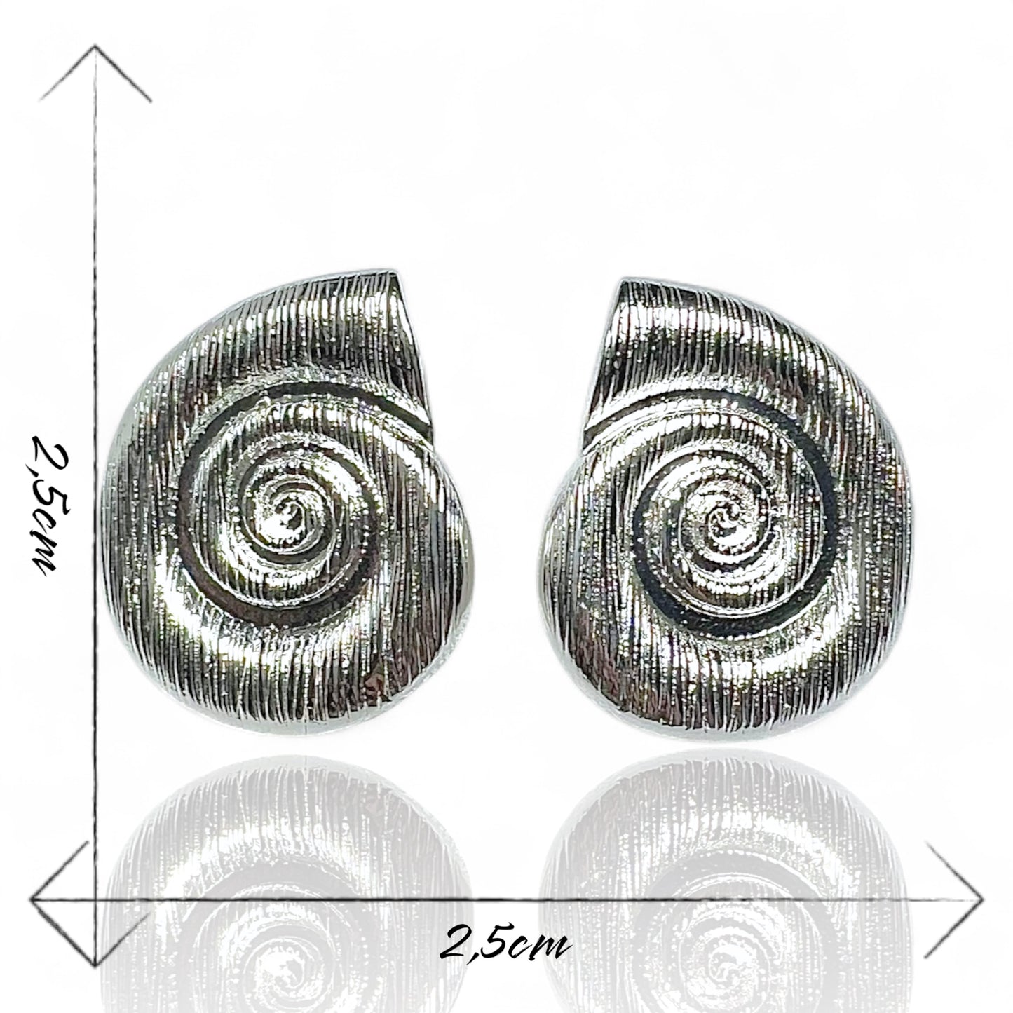 Boucles d’oreilles acier inoxydable Camille