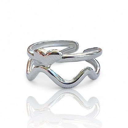 Bague acier inoxydable Sophie