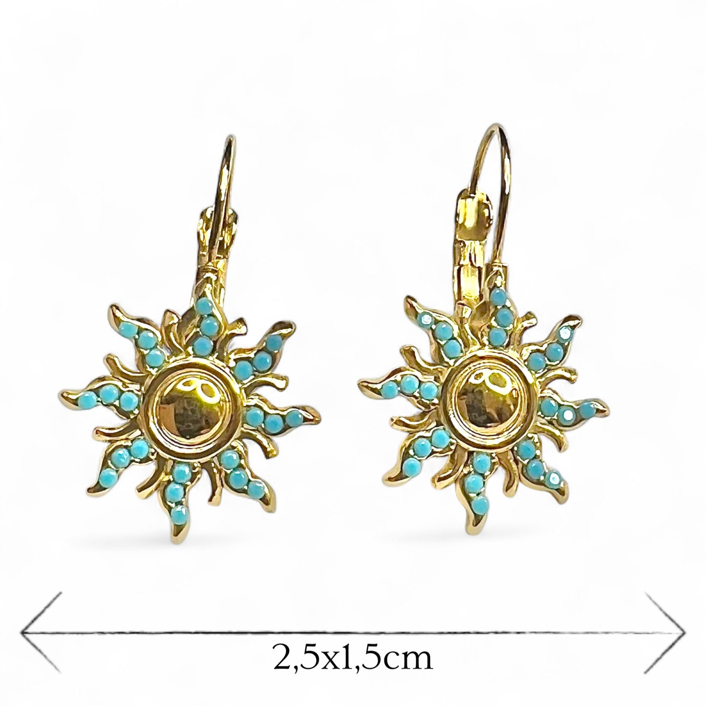 Boucles d'oreilles acier inoxydable Solea