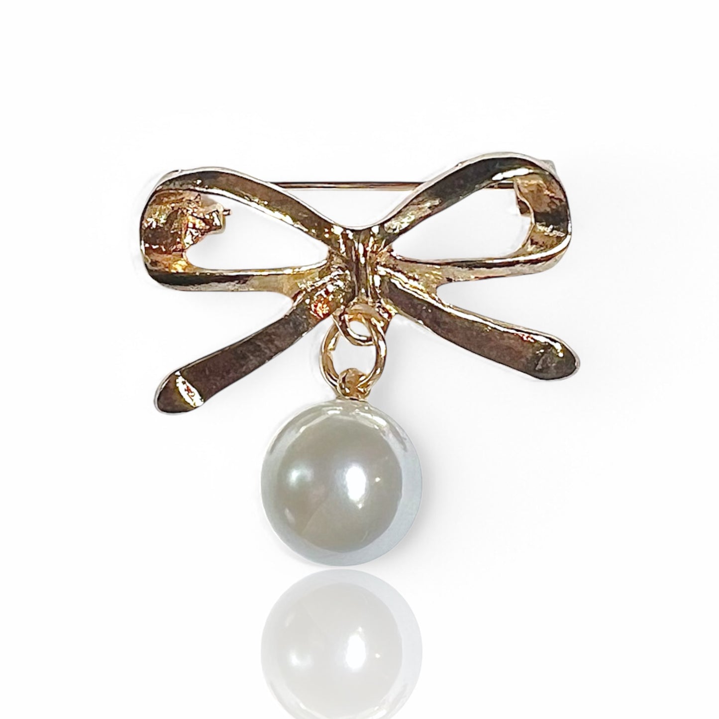 Broche noeud et perle