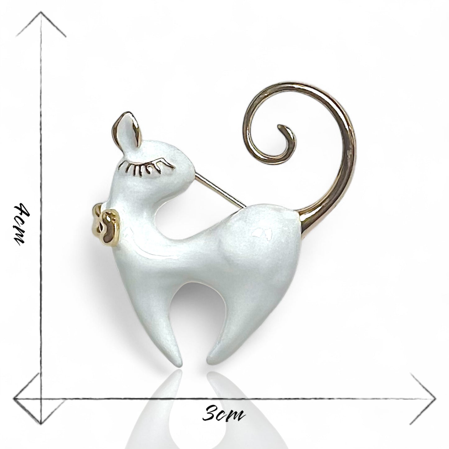 Broche chat Lani