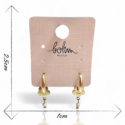 Boucles d’oreilles acier inoxydable BOHM Aroa