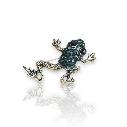 Broche grenouille