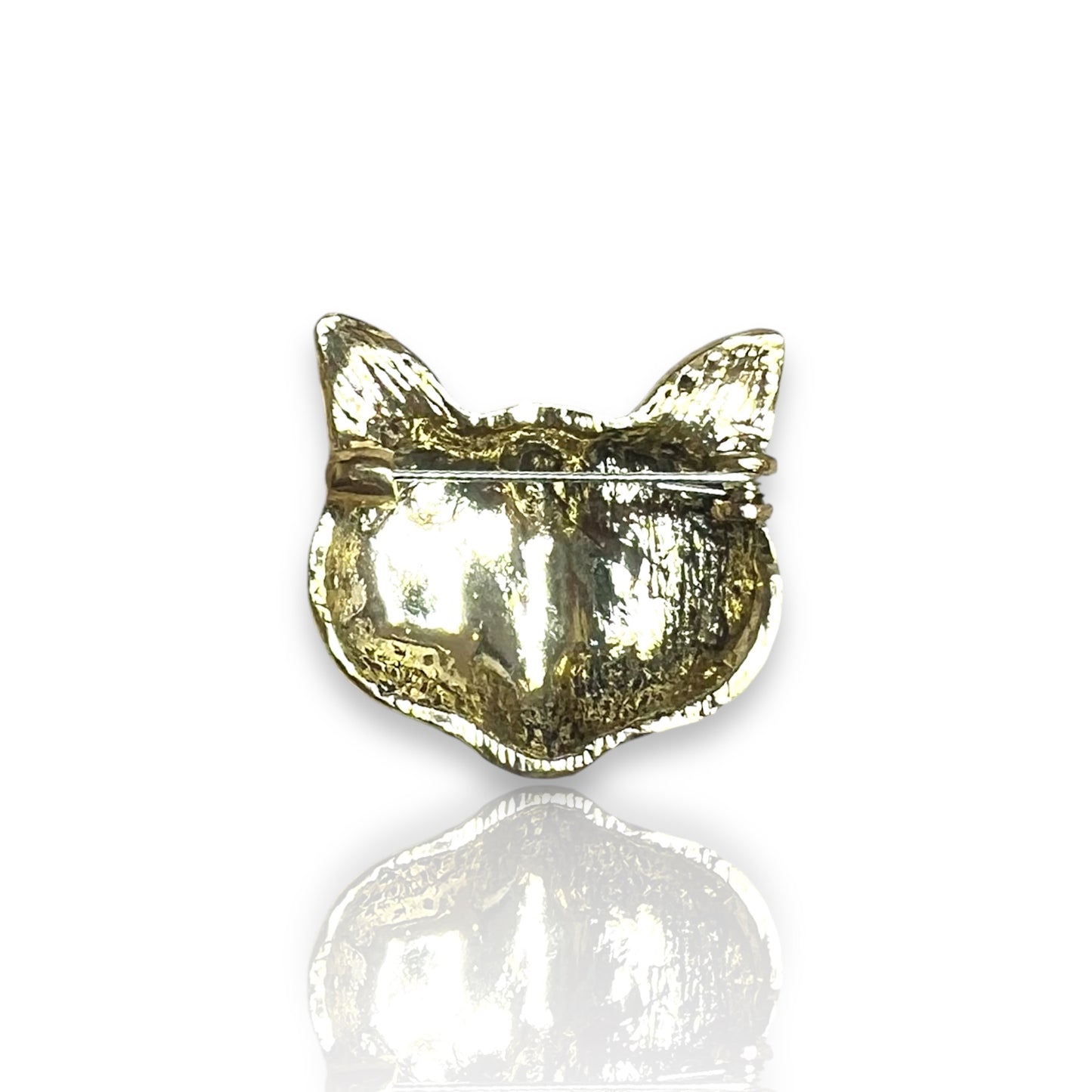 Broche tête de chat